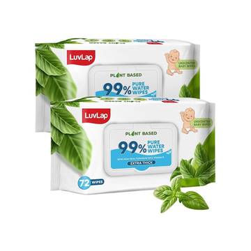 LuvLap Plant Based Baby Wipes